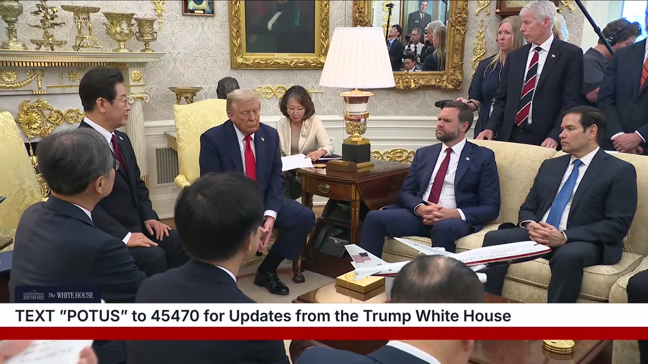 President Trump Participates in a Bilateral Meeting with the President of the Republic of Korea