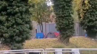 🚨 Dublin Locals report that migrants are setting up tents along the canal and other locations