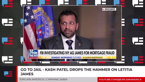 Go To Jail - Kash Patel Drops The Hammer On Letitia James