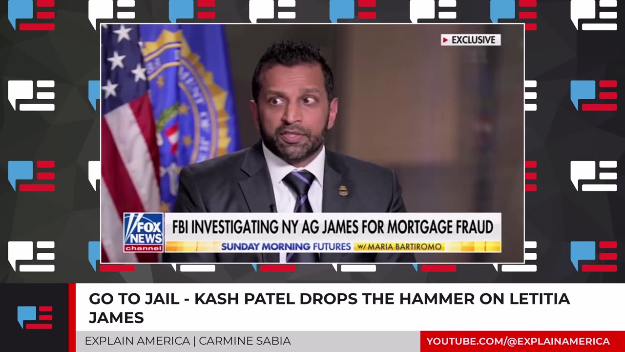 Go To Jail - Kash Patel Drops The Hammer On Letitia James