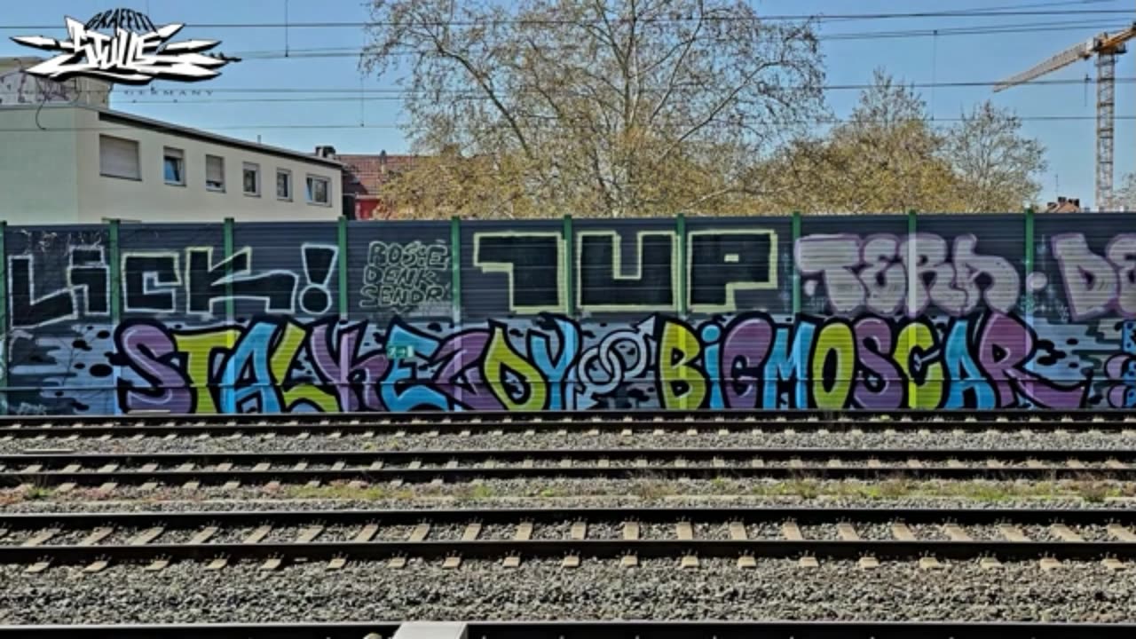 Graffiti Line // FRANKFURT AM MAIN Bhf. Galluswarte (( Real Life Tainment Tv Graffiti 2025 Video )