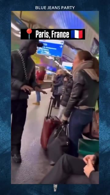 Black tries to steal luggage