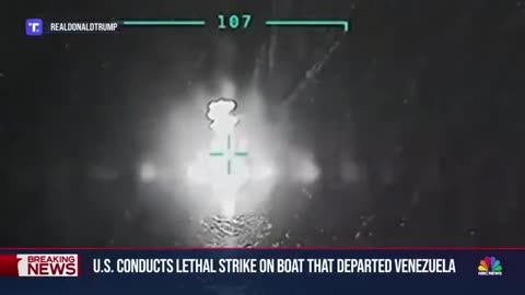 U.S. conducts strike on boat from Venezuela WITH A KINETIC LASER.. VAPORIZED THAT SHIT YO
