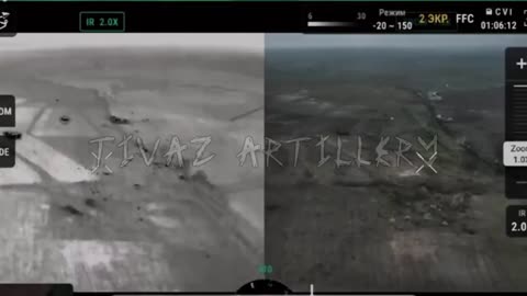 Ukrainian Airstrikes Shredding Russian Armor with Cluster Bombs