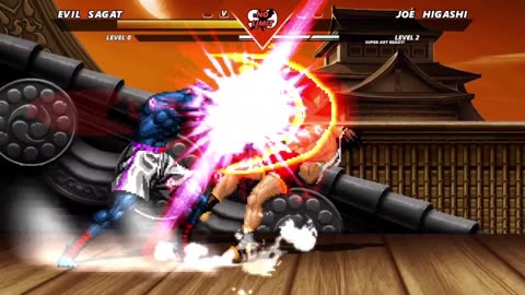 Evil sagat vs Ryu street fighter epic fight