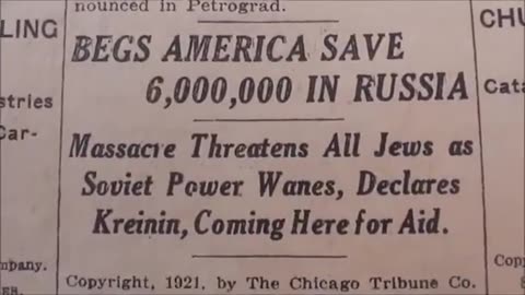 Old Newspapers Prove 6 Million Jew Psyop Before Hitler and WWII