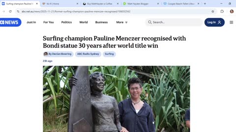 ABC report on Bondi Beach statue of forgotten female surfing champ is awash with insane Q-incidences