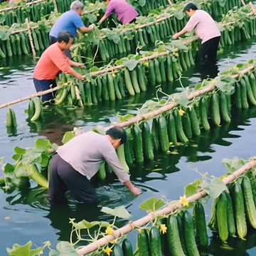 Amazing Cucumber Farming #farming #usafarming