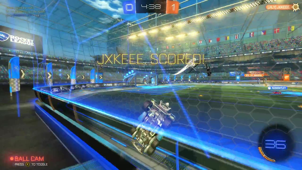 Playing Rocket League