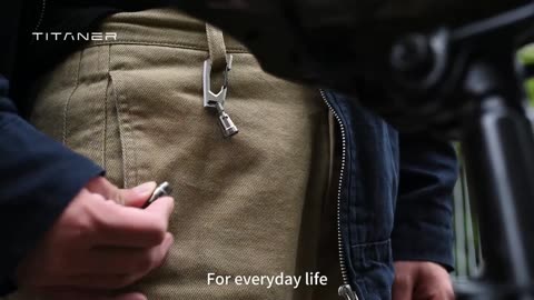 💥 Titaner – The Ultimate Titanium Quick-Release EDC Revolution! 💥