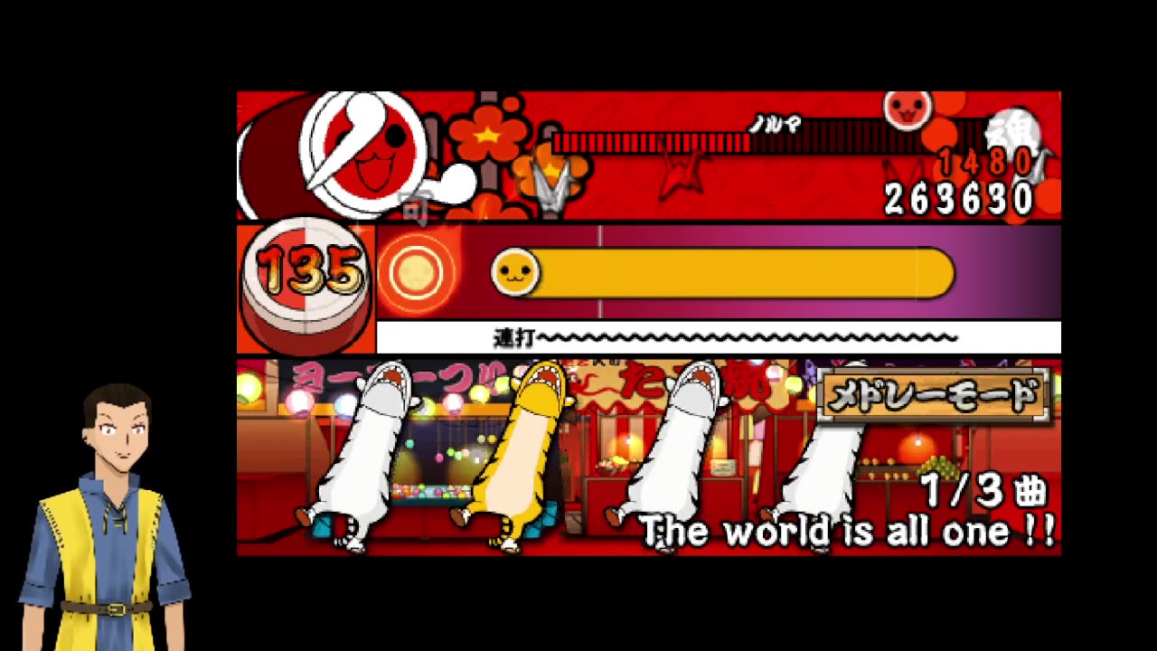 Taiko no Tatsujin PSP (RetroArch) [Multi song mode] ep. 21