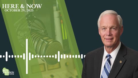 Sen. Johnson on NPR's Here & Now 10.29.25