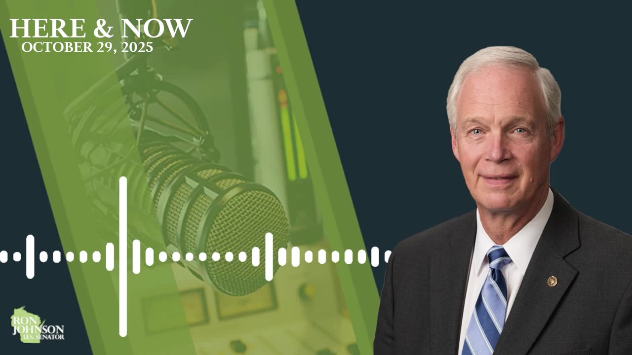 Sen. Johnson on NPR's Here & Now 10.29.25