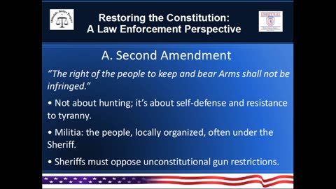 Why Every Sheriff Must Know the Constitution, by the Grumpy Old Vet.