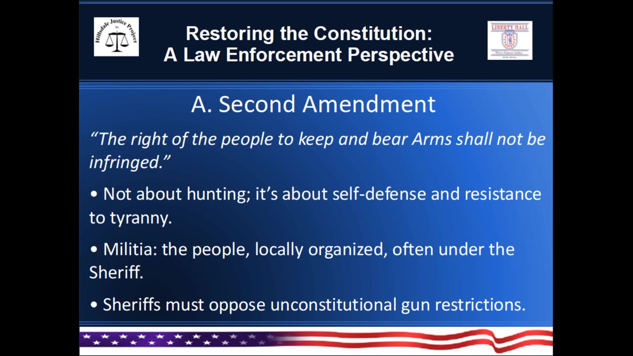 Why Every Sheriff Must Know the Constitution, by the Grumpy Old Vet.