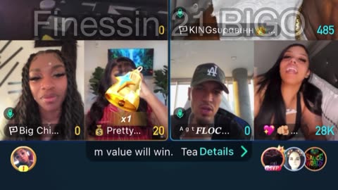 Finesse GOES OFF After Being Added To A PK w/ Supa, PrettyTee, Big Chi & Glo