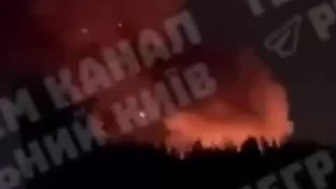 ‼️ Strong explosions in Kyiv region near oil station. There was no air alert.