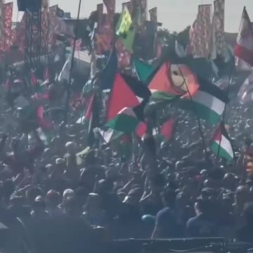 Look at the flags in Glastonbury.