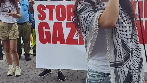 Gaza calls, New York City answers.