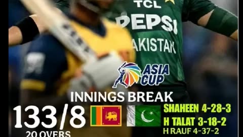 Sri Lanka gave target of 134 runs to Pakistan in the 3rd Super 4 match of Asia cup 25.predict winner