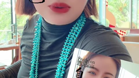 250617-9 Sleeping Beauty Turquoise Necklace: Deep-Sea Stars Flowing Around the Neck ，