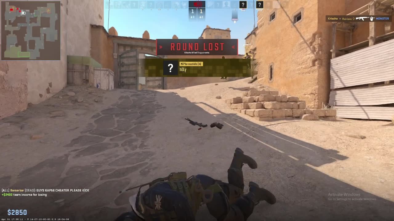 Counter Strike 2 Matchmaking Casual Dust 2 GamePlay (No Commentary)