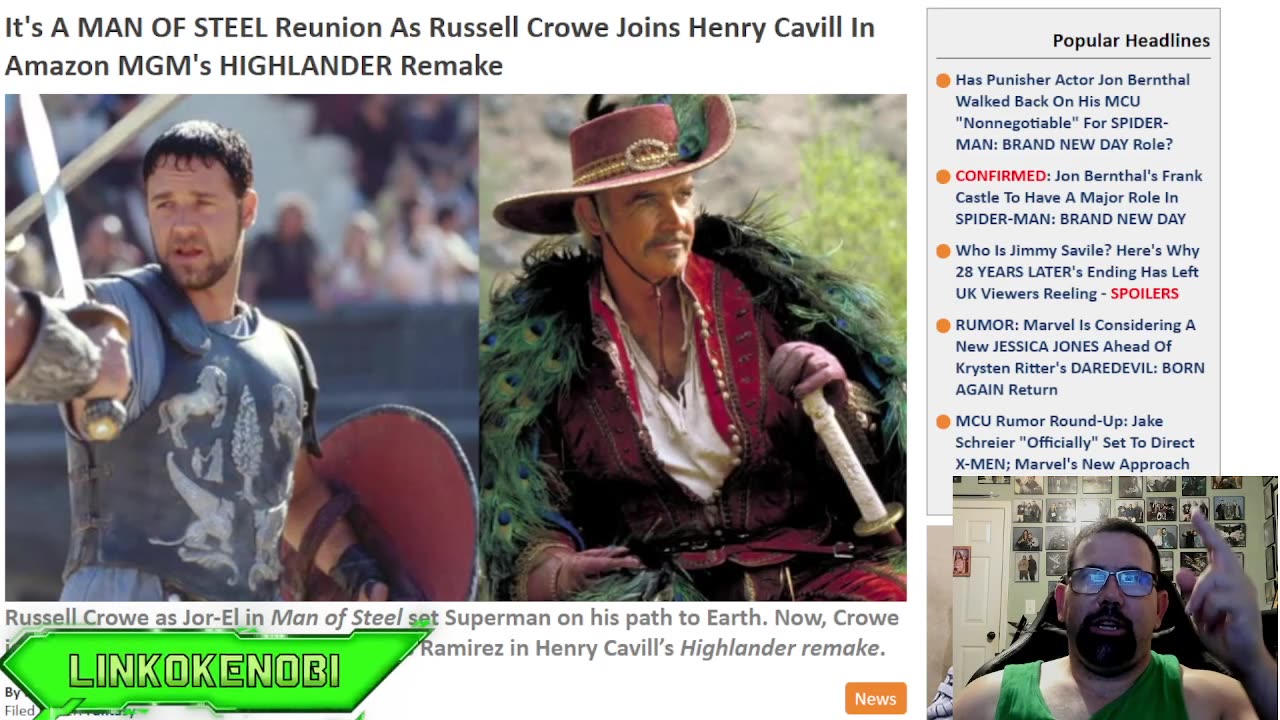 Russell Crowe Casted As Ramirez In Highlander Movie Reboot
