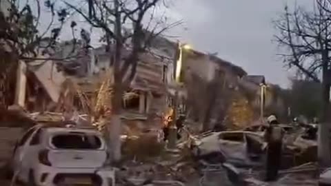 BREAKING: Footage shows heavy destruction in Tel Aviv