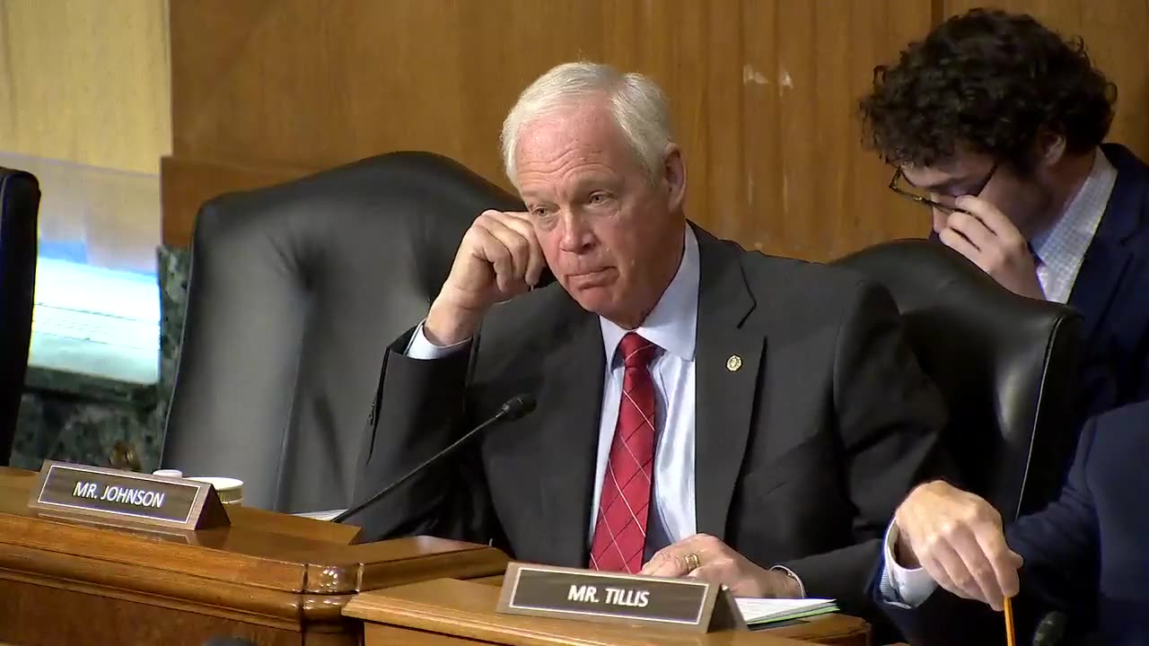 Senator Ron Johnson in Finance Hearing 4.8.25