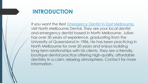 Best Emergency Dentist in East Melbourne