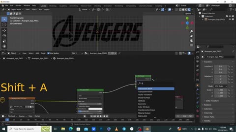 Avenger Text Fire Burn effect In Blender FULL Tutorial !