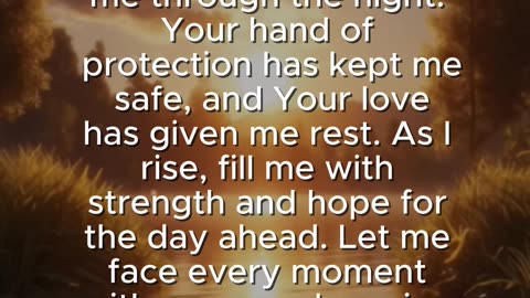 Morning Prayer of Gratitude ✝️