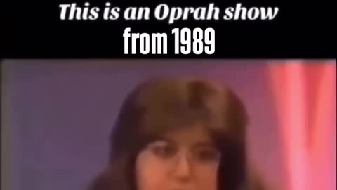 This is an Oprah show from 1989