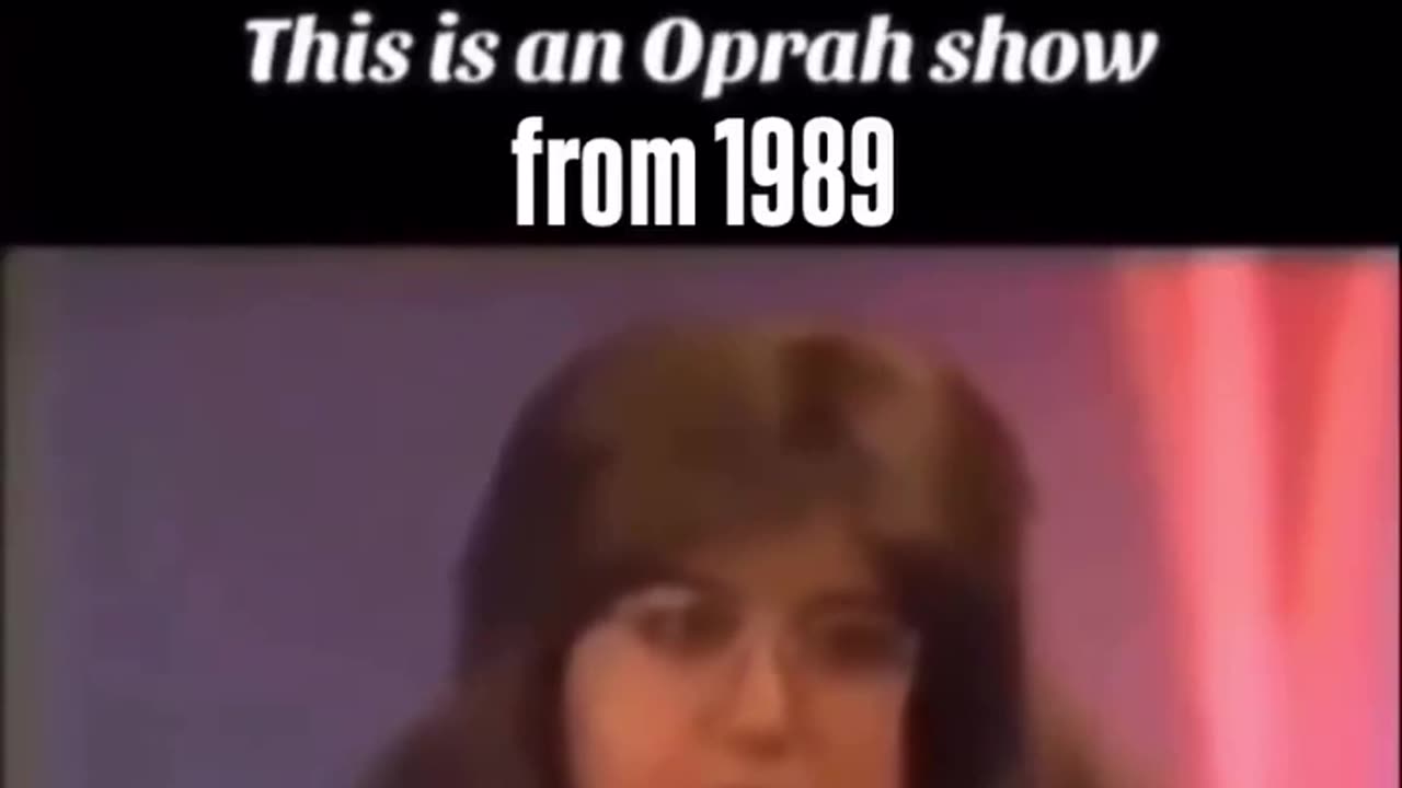 This is an Oprah show from 1989