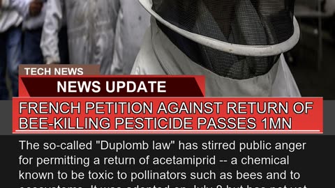 French Petition Against Return of Beekilling Pest