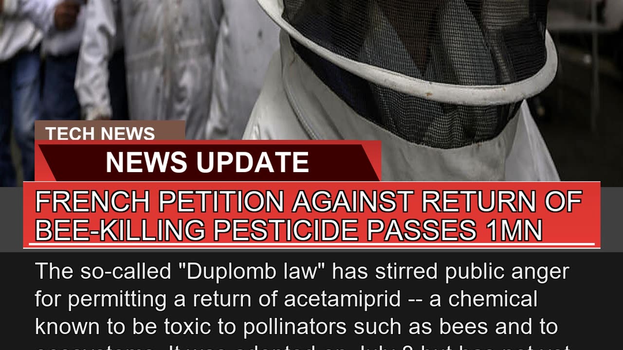 French Petition Against Return of Beekilling Pest