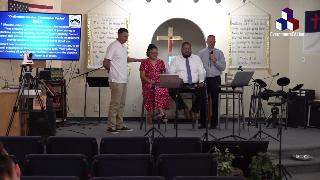Ordination Service for Christopher Curley - Fruitland Christian Fellowship - Pastor Chuck Reich