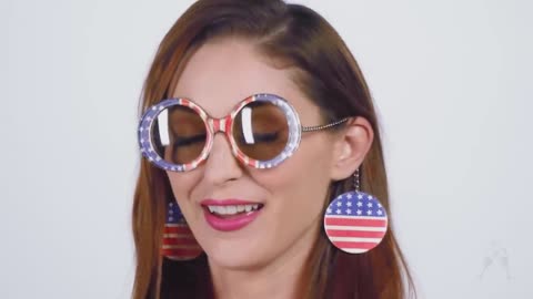 Carlotta's try on haul - vintage sunglasses with bikinis!