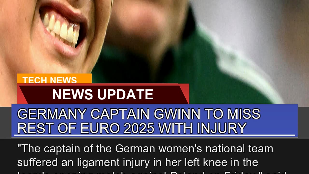 Germany Captain Gwinn to Miss Rest of Euro Wi