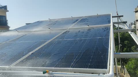 Solar sprinkle system