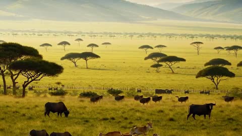 Genesis Chapter 1: Verses 24 and 25 - #animals on the #Land #god #jesus #ai #justingoldston #eden