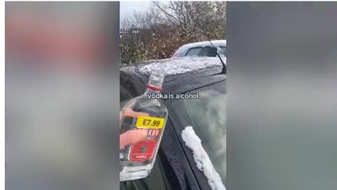 CAR WINDSHIELD DEICER THAT WORKS BETTER THAN STORE BOUGHT STUFF