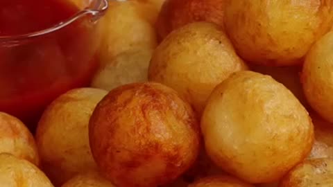Crispy potato balls