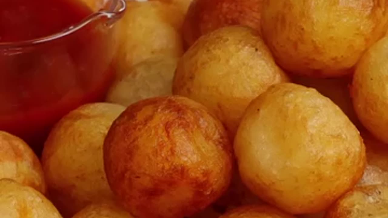 Crispy potato balls