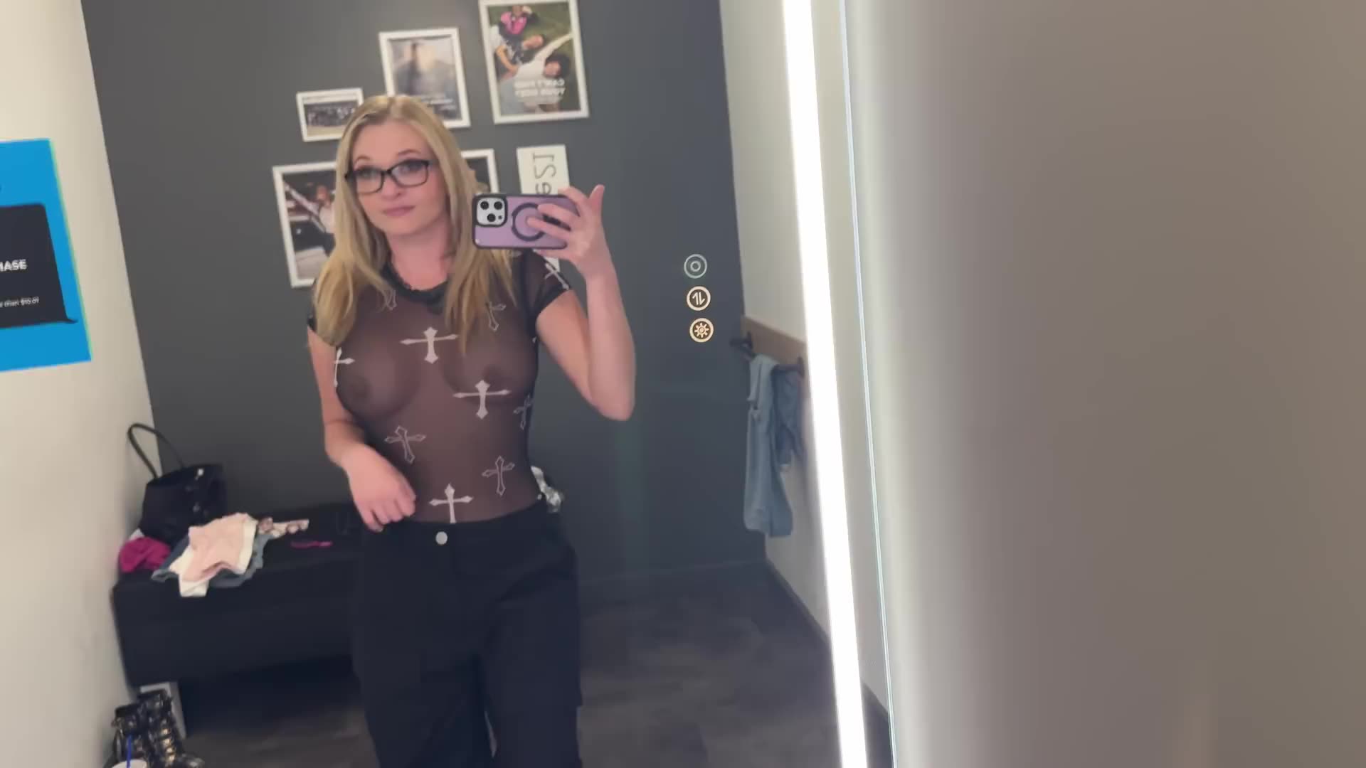 transparent Try-on Haul with Jewels