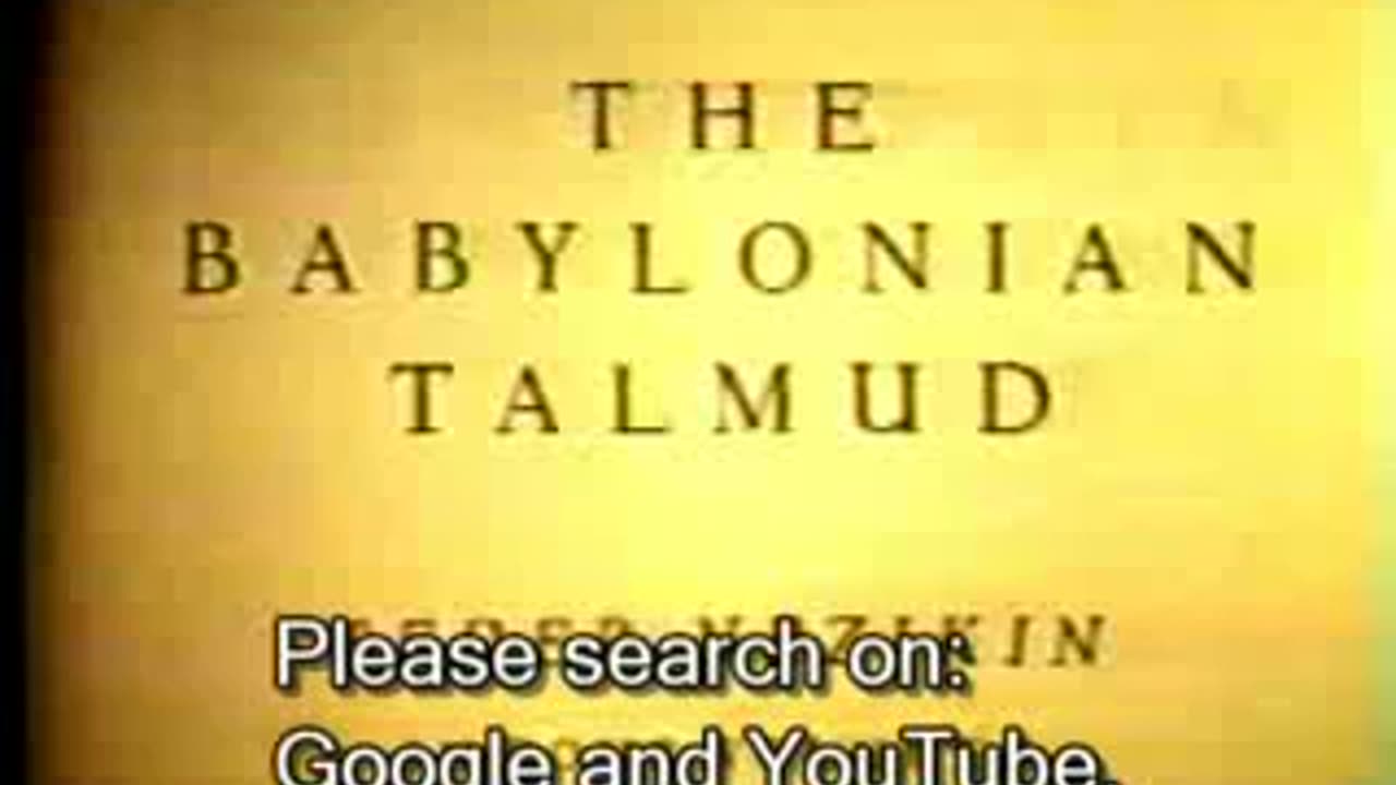 Ugly Truths About the Talmud Exposed