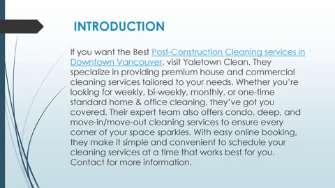 Best Post-Construction Cleaning services in Downtown Vancouver