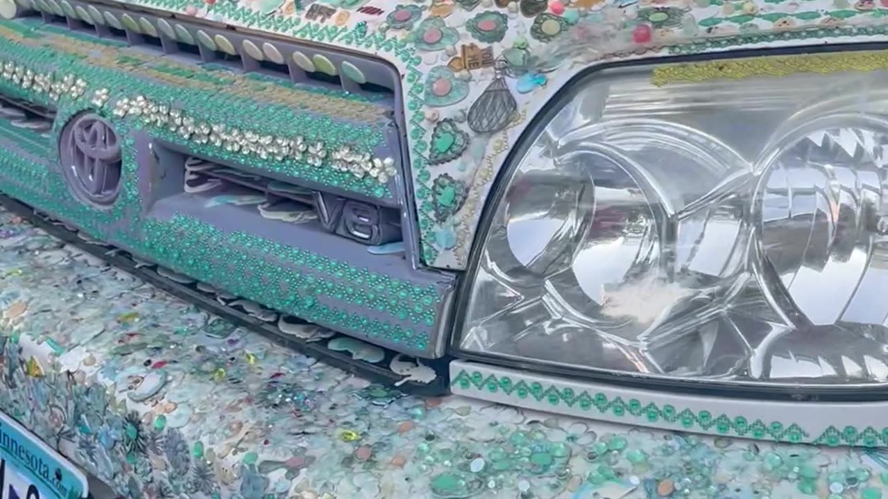 Toyota 4runner Meticulously Covered In Stickers