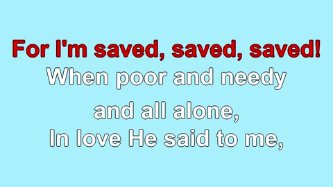 Saved Saved 3 Verses