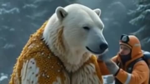 Epic Rescue Team SAVES Polar Honeycomb Bear